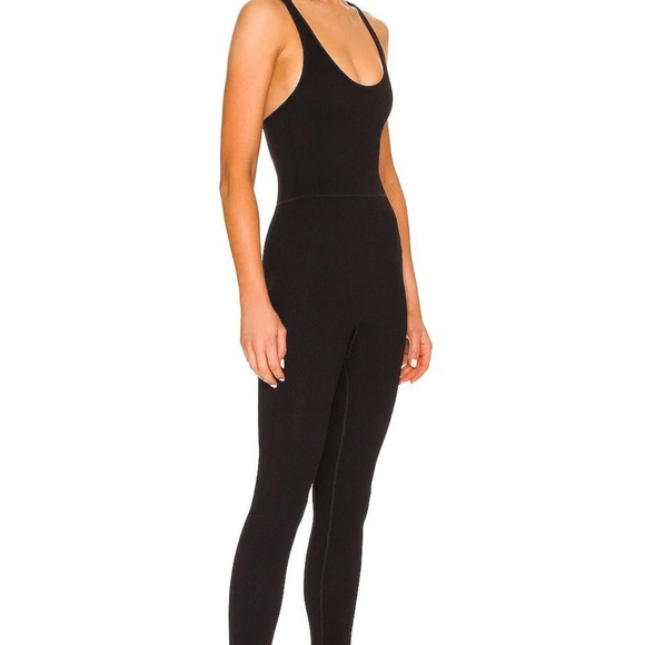 Free People X FP Movement Free Throw Jumpsuit Black Ribbed - MSRP $80 - Picture 2 of 8